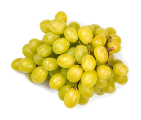 Grapes on a white background