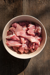 Fresh pork meat