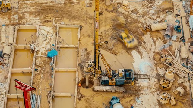Skyscraper construction in Shenzhen Timelapse