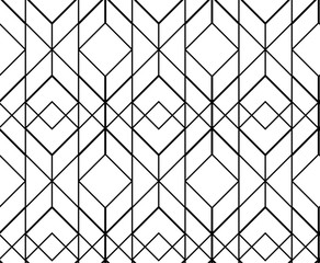 Vector seamless geometric pattern