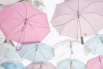 Umbrella pattern pastel