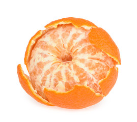 Tangerine isolated on white background