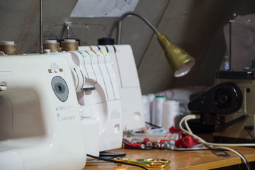 Sewing machines, small business, workshop