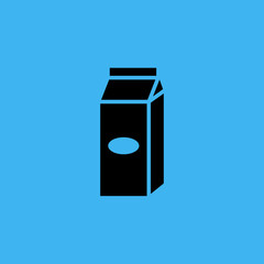 Milk icon. flat design