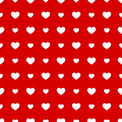 Seamless geometric pattern with hearts.Vector illustration on a