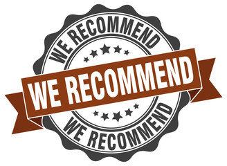 we recommend stamp. sign. seal