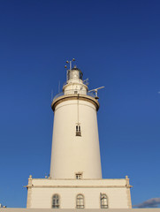 Faro del puerto de Málaga