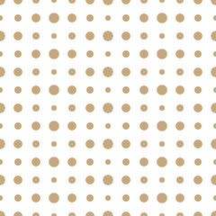 Abstract geometry gold deco art halftone polka pattern