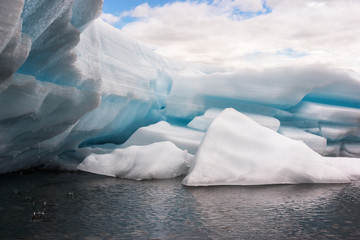 Melting ice on the creek