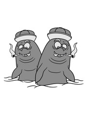 Team 2 friends couple party cool potter smoking weed drugs cigarette cannabis cannabis cap crazy crazy stoned water delfin swimming cute cute © Style-o-Mat-Design