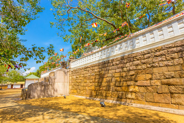 Anuradhapura Jaya Sri Maha Bodhi Tree West Steps