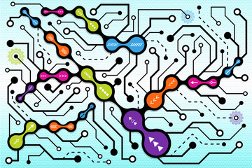 Circuit communication technology background.