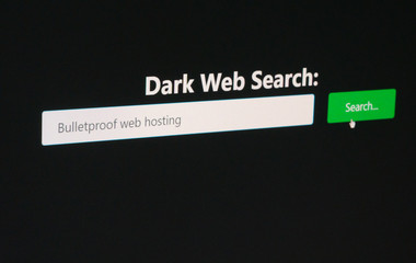 Underground web search for Bulletproof web hosting service