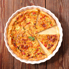 vegetable quiche