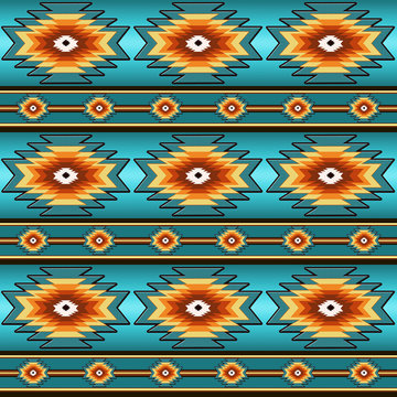 ethnic tribal motifs. navajo seamless pattern