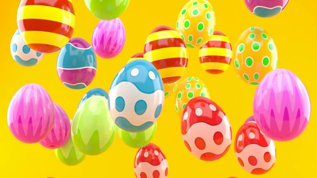 Orange easter background