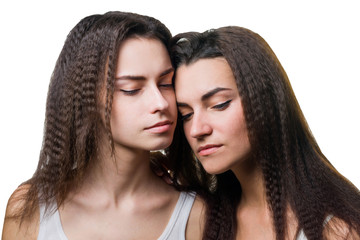 Obraz premium portrait of two women