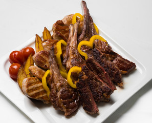 meat with vegetables