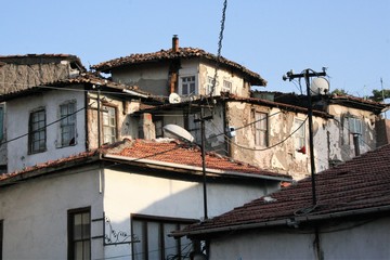 old houses of Ankara, Turkey