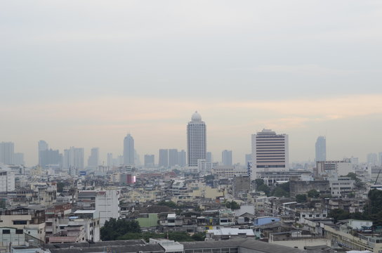 Ausblick von Golden Mount in Bangkok, Thailand