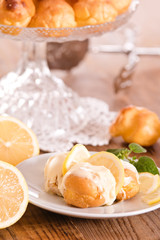 Lemon Profiteroles. 