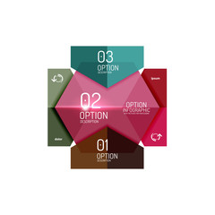 Infographic banner layouts