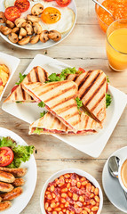 Tasty english breakfast