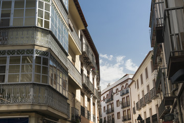 Fototapeta na wymiar Jaen (Andalucia, Spain): buildings