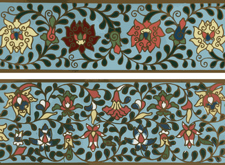 Traditional Chinese floral ornament