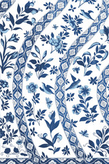 Traditional Chinese floral ornament