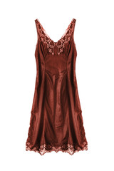 Satin nightgown isolated