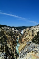Fototapeta na wymiar Lower falls, Yellowstone National Park