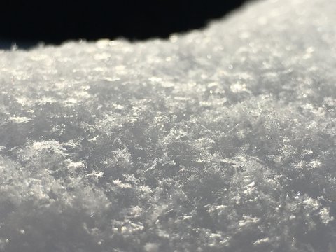 Schnee Nahaufnahme Pulverschnee 