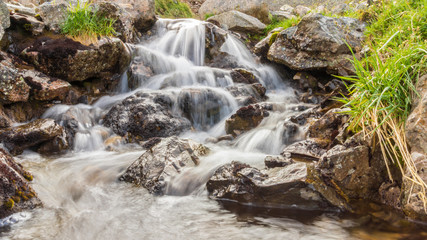 Waterfall on the stream