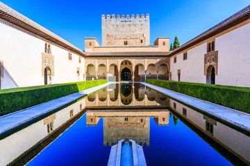 Alhambra, Granada, Spain. - obrazy, fototapety, plakaty