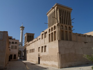 Dubai, Bur Dubai, Historical Bastakia quarter, Great Mosque, Uni