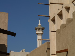 Dubai, Bur Dubai, Historical Bastakia quarter, Great Mosque, Uni