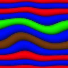 Abstract background with twisted color ropes