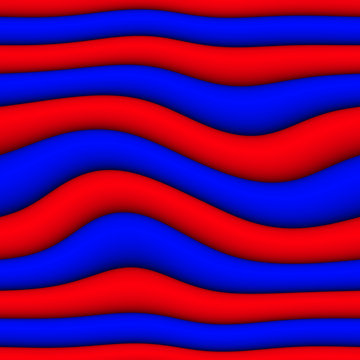 Abstract background with twisted color ropes