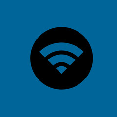 wifi sign icon flat disign