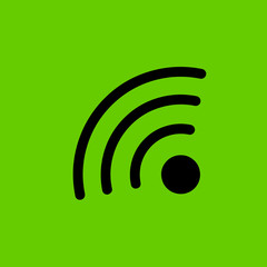 wifi sign icon flat disign