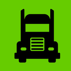 truck icon flat disign