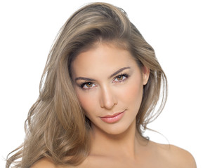 Fototapeta premium Beautiful Dark Blond Hair
