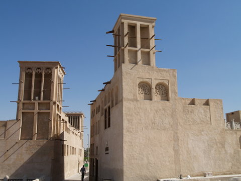 Dubai, Bur Dubai, Historical Bastakia quarter, United Arab Emira