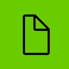 document icon flat disign