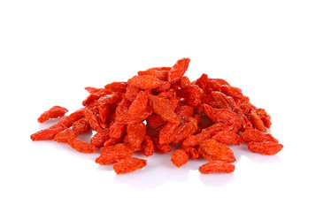 red dried goji berries ( Lycium Barbarum , wolfberry )