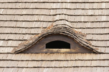 Reed roof and squint window