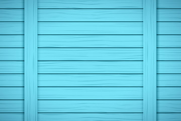 Painted Wood Background. Blue color. Vector Illustration