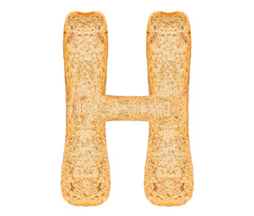 Isolate Bread Alphabet
