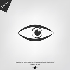 Eye vector icon